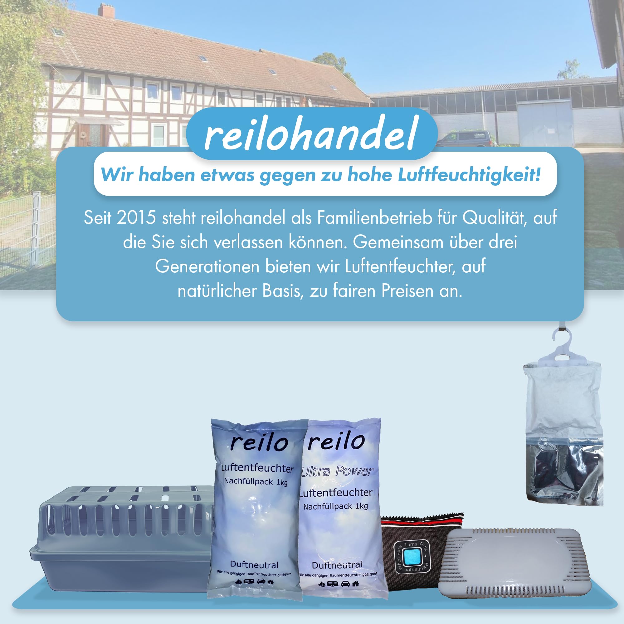 5x XXL Luftentfeuchter Box GT leer, Entfeuchterbox für Raumentfeuchter Granulat bis 1,2kg, kompatibel mit gängigen Entfeuchtern für Wohnraum, Schlafzimmer, Keller