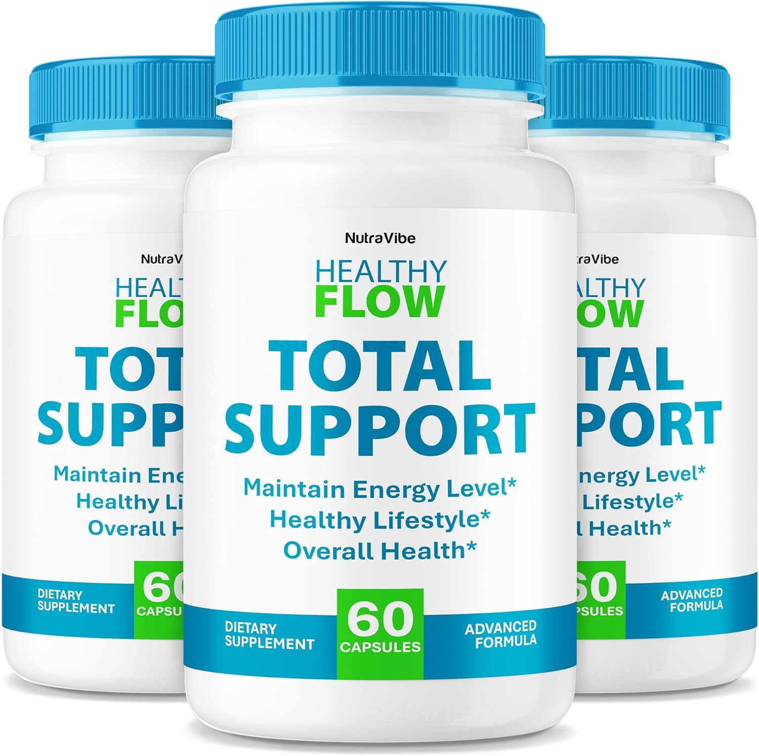 (3 Pack) Healthy Flow Blood Support - Official HealthyFlow Pills, All-Natural Ingredients to Support Healthy Levels and Overall Well-Being, Premium HealthyFlow Pastillas, Review (180 Capsules)