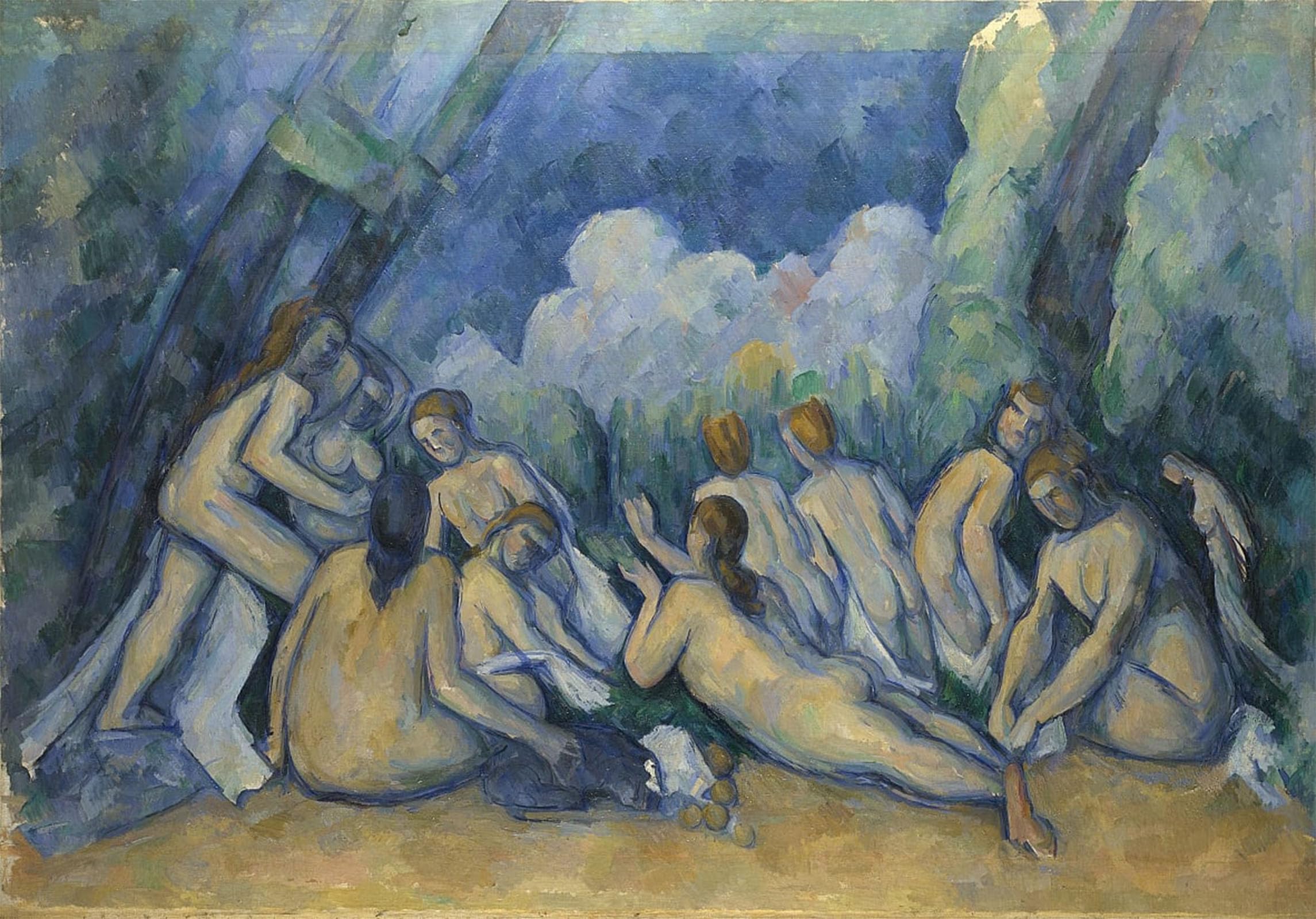 Célèbres tableaux imprimer affiche Paul Cézanne style graffiti unique
