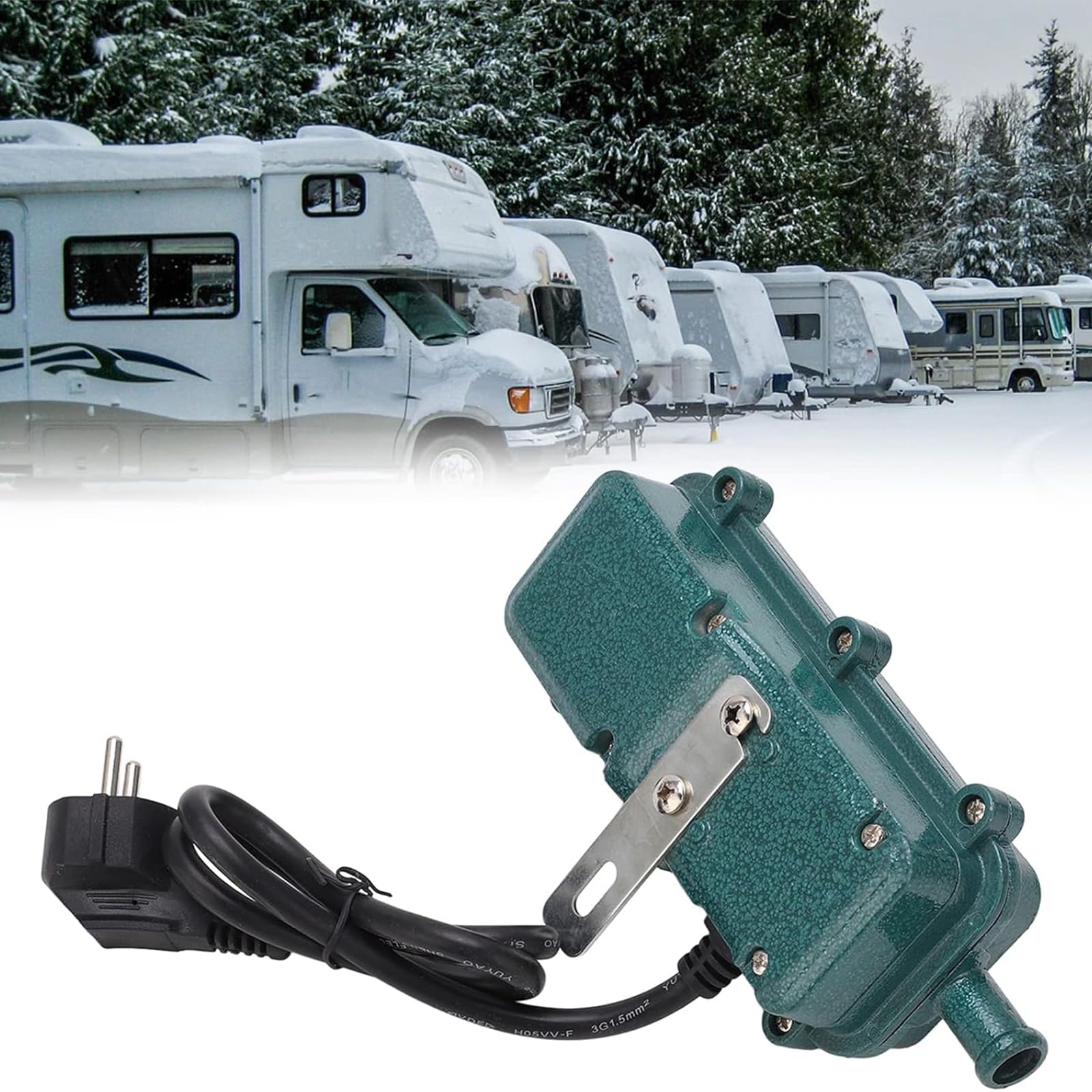 Riscaldatore del Motore 3000 W Riscaldatore del Liquido di Raffreddamento del Motore Preriscaldatore per Auto Spina Europea 250 V per Camper da 1,8 a 2,5 L, Camion Camper