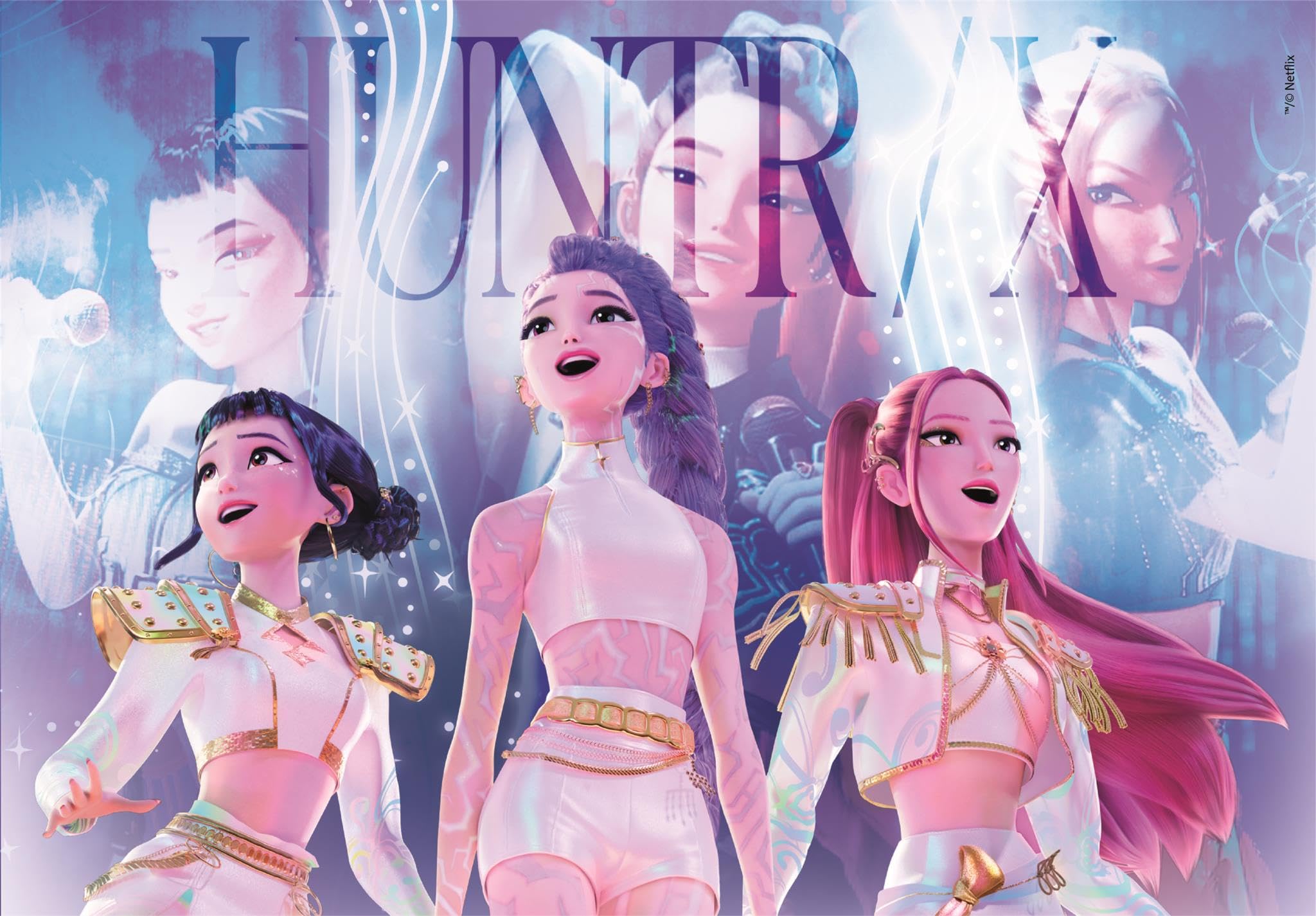 Clementoni Supercolor Kpop Demon Hunters - Puzzle 104 Teile ab 6 Jahren - buntes Kinderpuzzle mit besonderer Leuchtkraft & Farbintensität - Puzzle für Kinder 27257 - 3