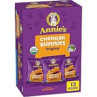 Vista 30 de Annie's Organic Cheddar Bunnies - Conejitos horneados de queso cheddar, Graham Snacks
