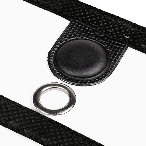 Miniatura 2 de Bolsillos magnéticos de borrado en seco (paquete de 30) - Paisaje - Fundas de plástico transparente negro para papel, soportes para boletos de