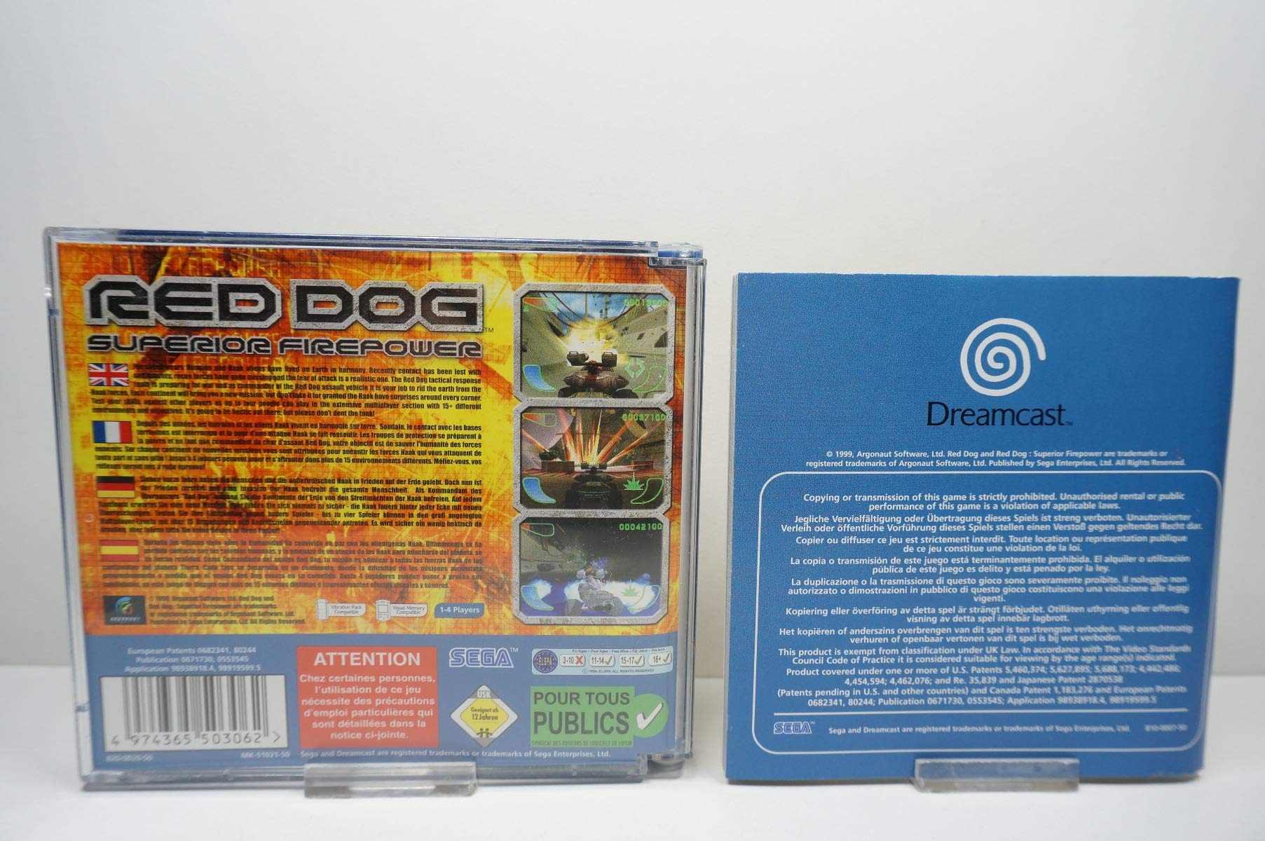 Red Dog Dreamcast PAL España