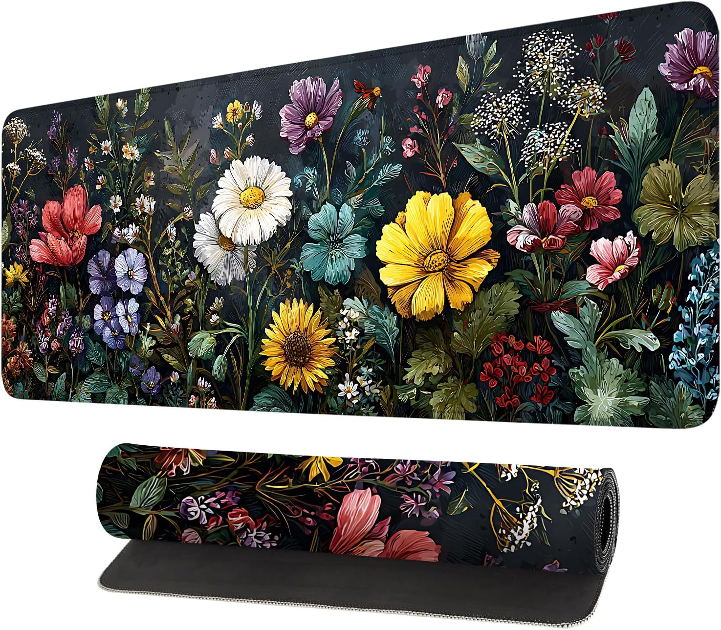 Alfombrilla de Escritorio XXL para Gaming, 35x16 Pulgadas, Color 18