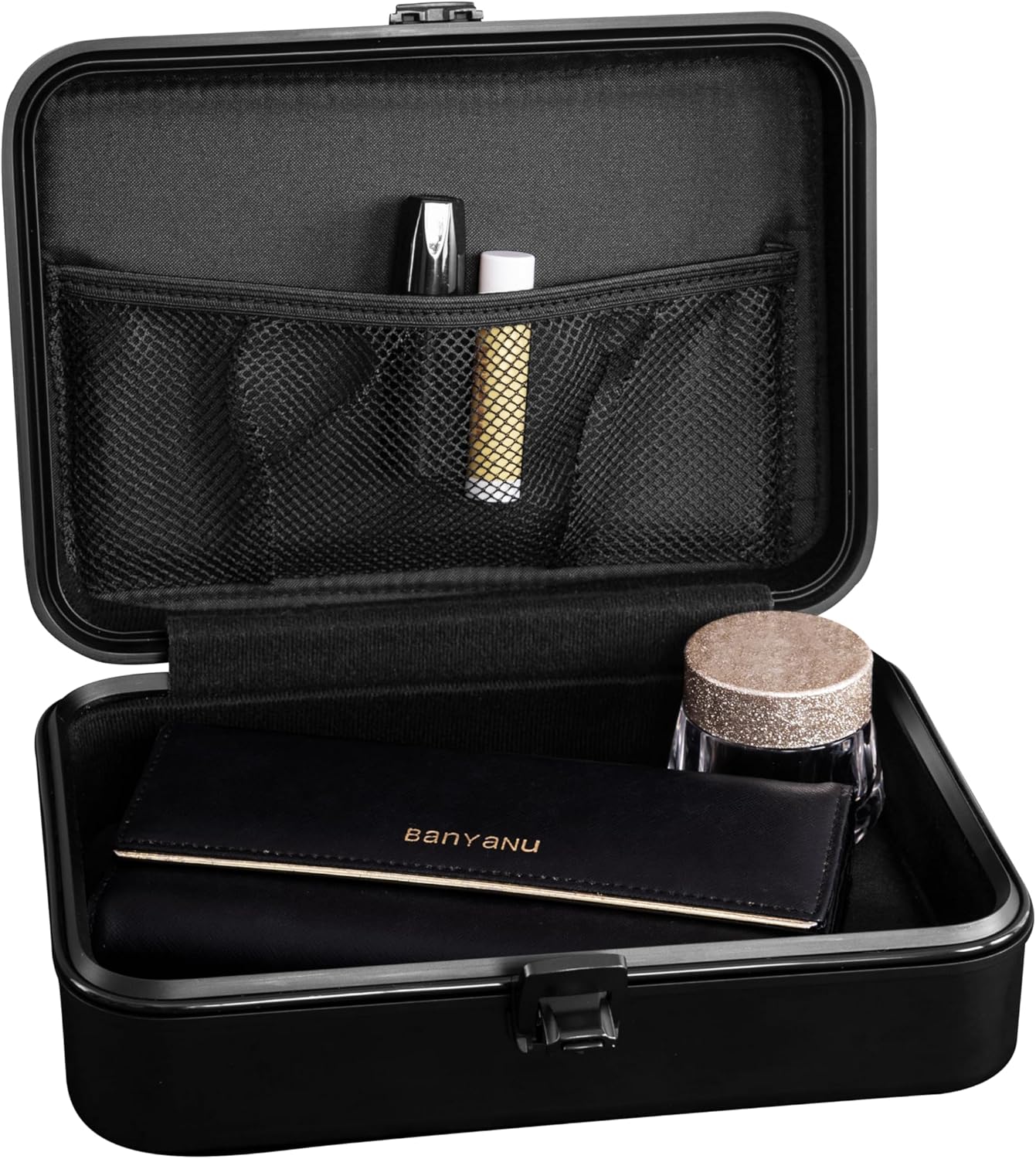 Womens Metal Handbag Fashion Hard Case Evening Clutch Daily Casual Handbags - Image 7