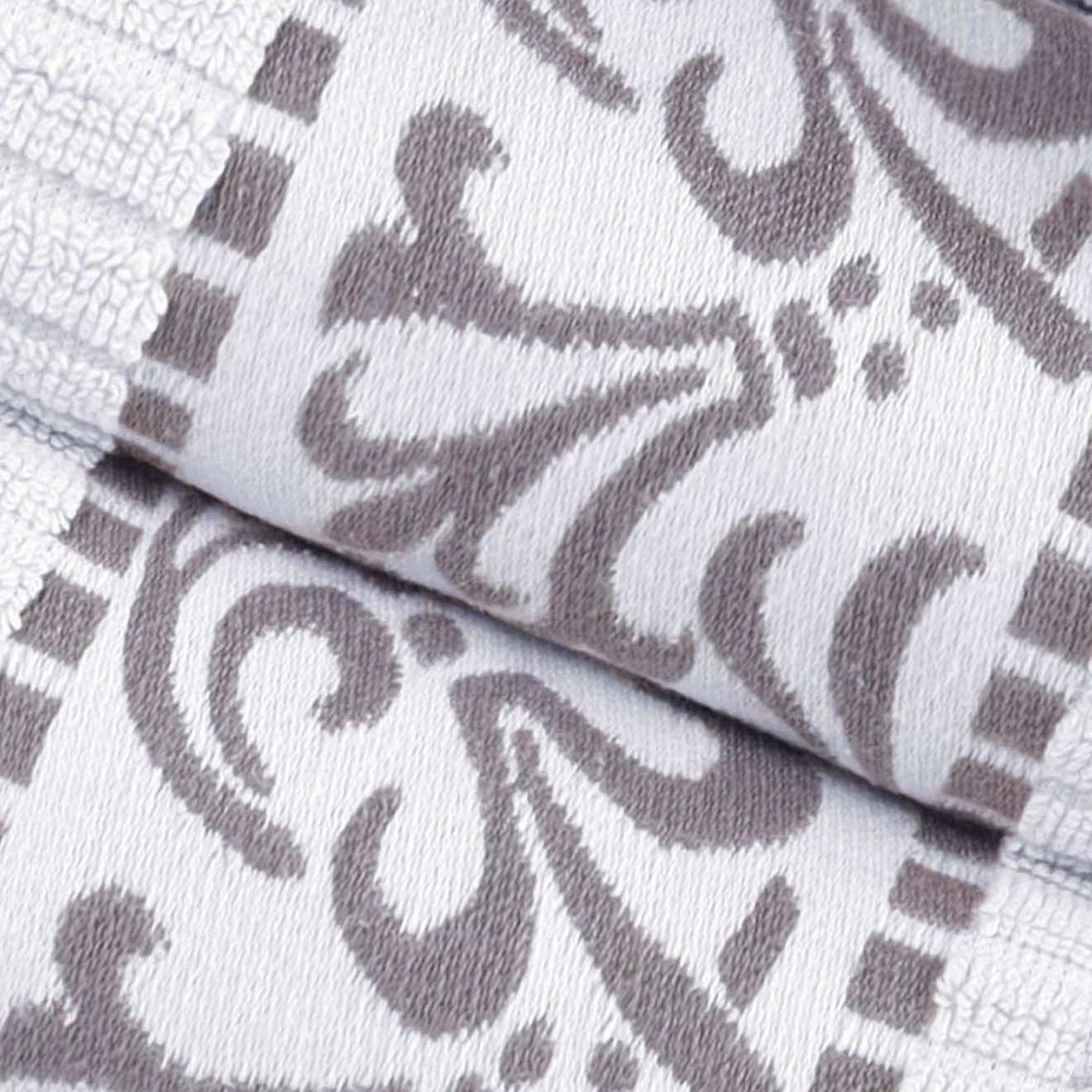 Superior Juego de Toallas de algodón de 3 Piezas, diseño Griego Decorativo, Esencial para el hogar, Toallas absorbentes, decoración de baño, SPA, Complejo, Incluye 1 Toalla de Mano, 1 Cara y 1 Toalla