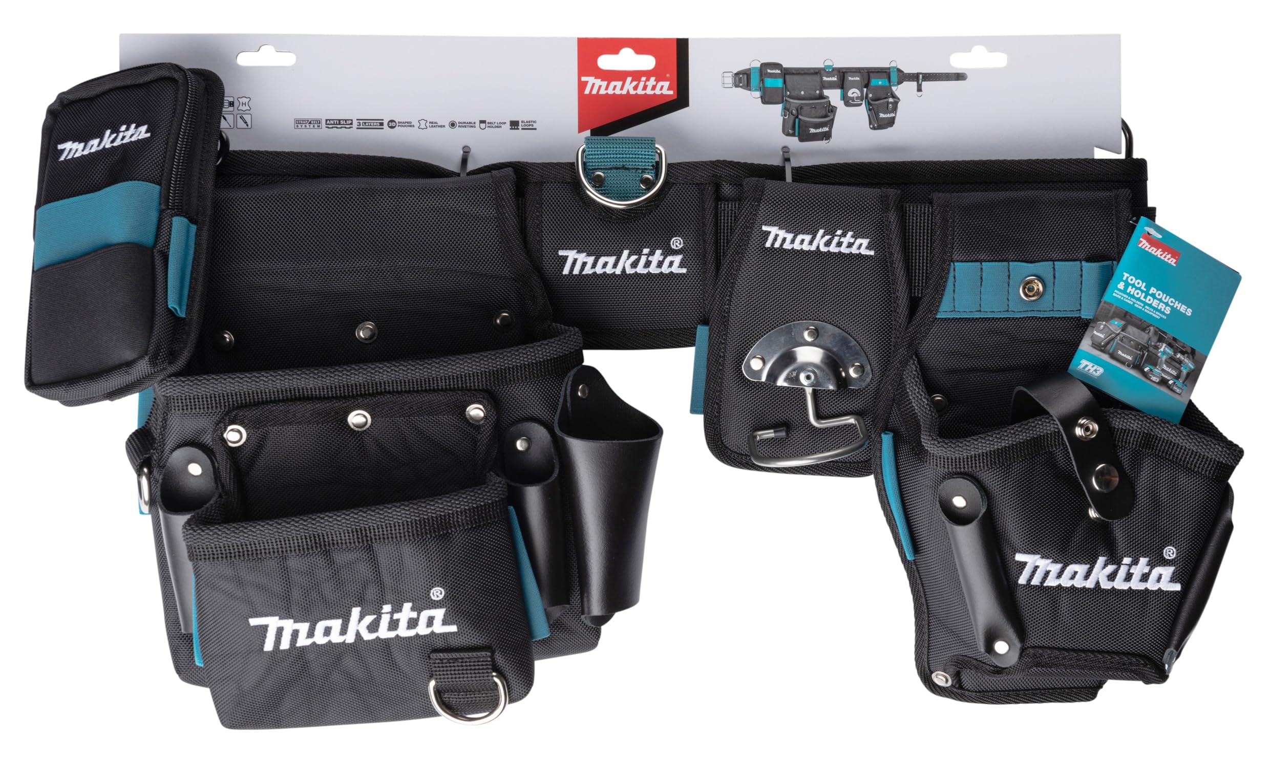 Makita E-15235 Ultimate - Set di cinture per attrezzi pesanti
