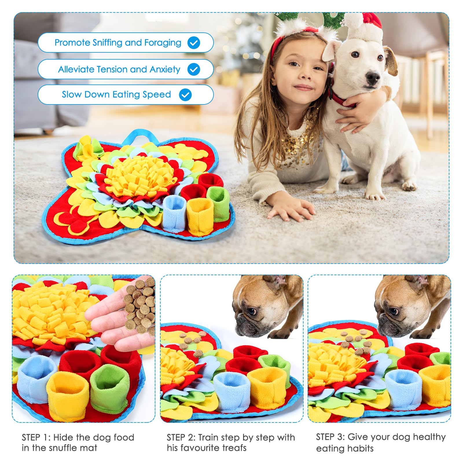 Best Snuffle Mat For Dogs Pet Dog Snuffle Mat Training Sniffing