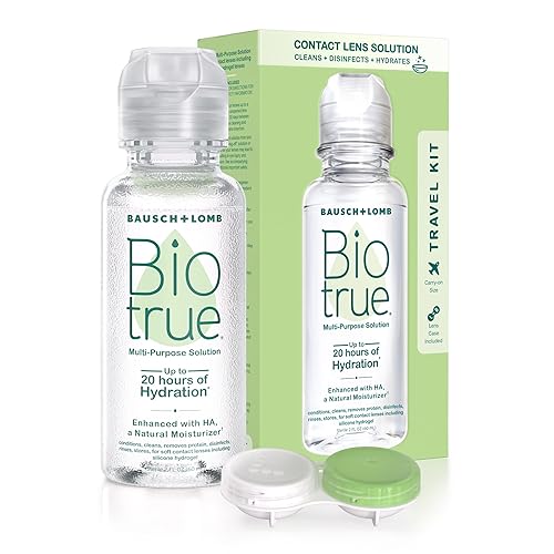 Biotrue Contact Solution, Multi-Purpose Solution with Lens Case, Cleans, Conditions,