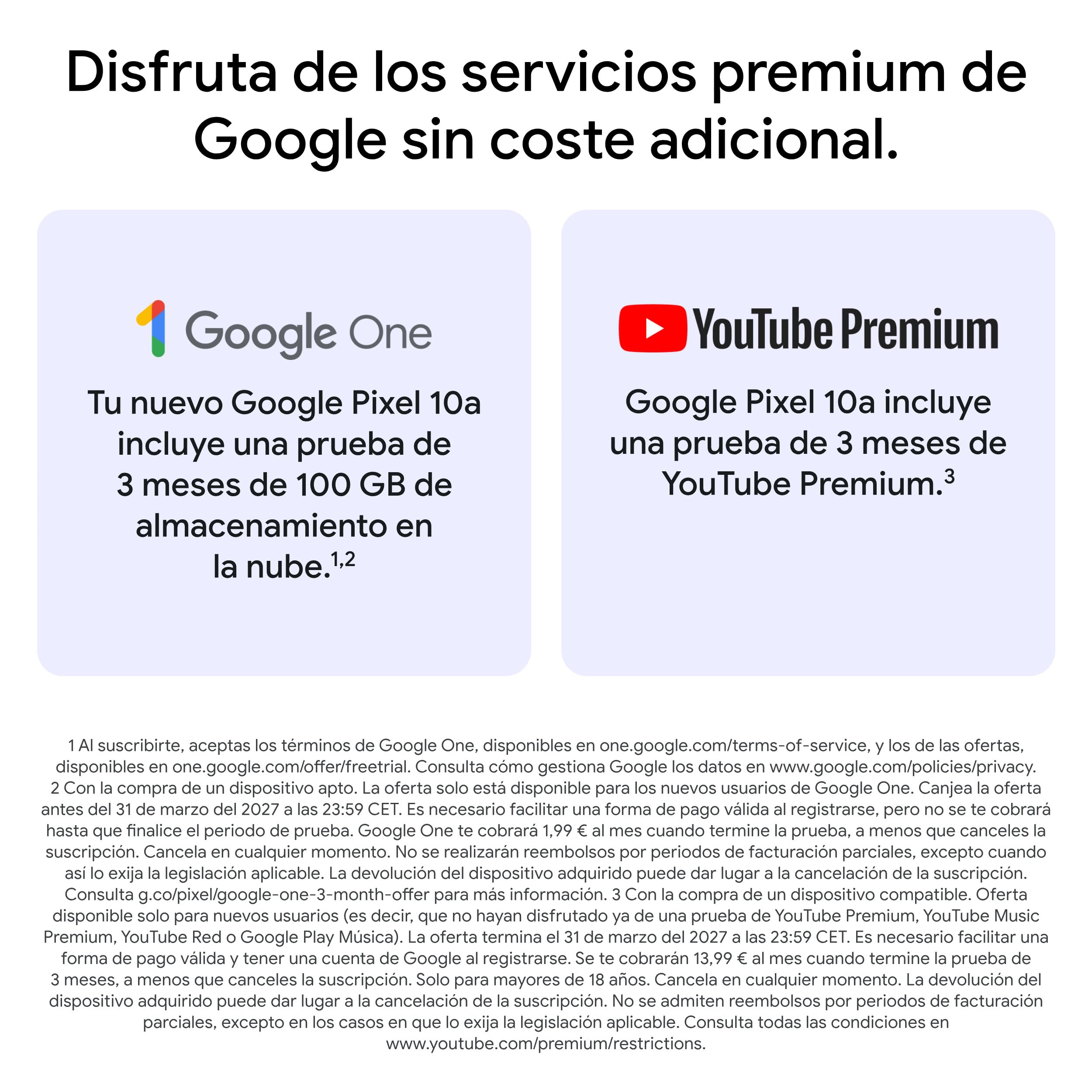 Google Pixel 10a - 7 años de Nuevas actualizaciones y Funciones, más de 30 Horas de batería, Asistente de Cámara, Gemini Live, Seguridad de Pixel - Gris Niebla, 128GB