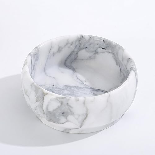 Miniatura 6 de Cuencos decorativos de 4.72 pulgadas, cuencos decorativos de mármol natural para decoración del hogar, cuenco para llaves, mesa de café, cuenco para