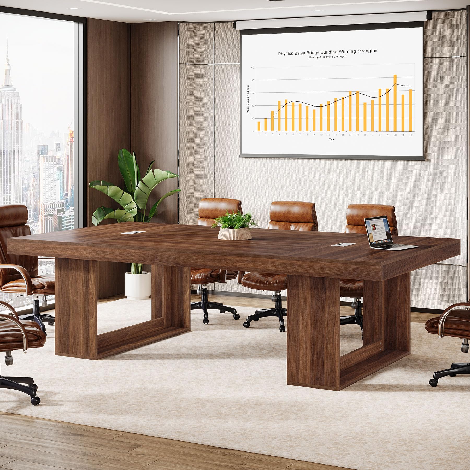 View 1 of Tribesigns 8FT Conference Table