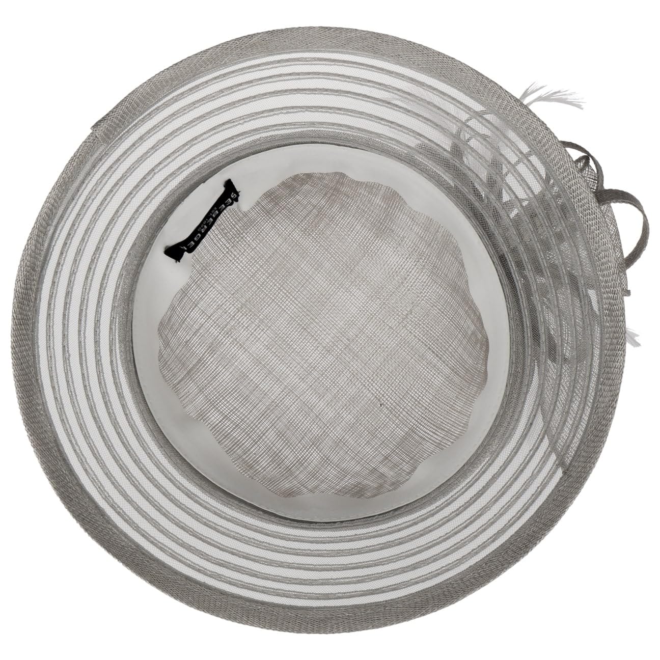 Seeberger Cappello Cloche con Crinol Leavica Donna - di Paglia da Sole Nastro in Grosgrain Estate Primavera/Estate
