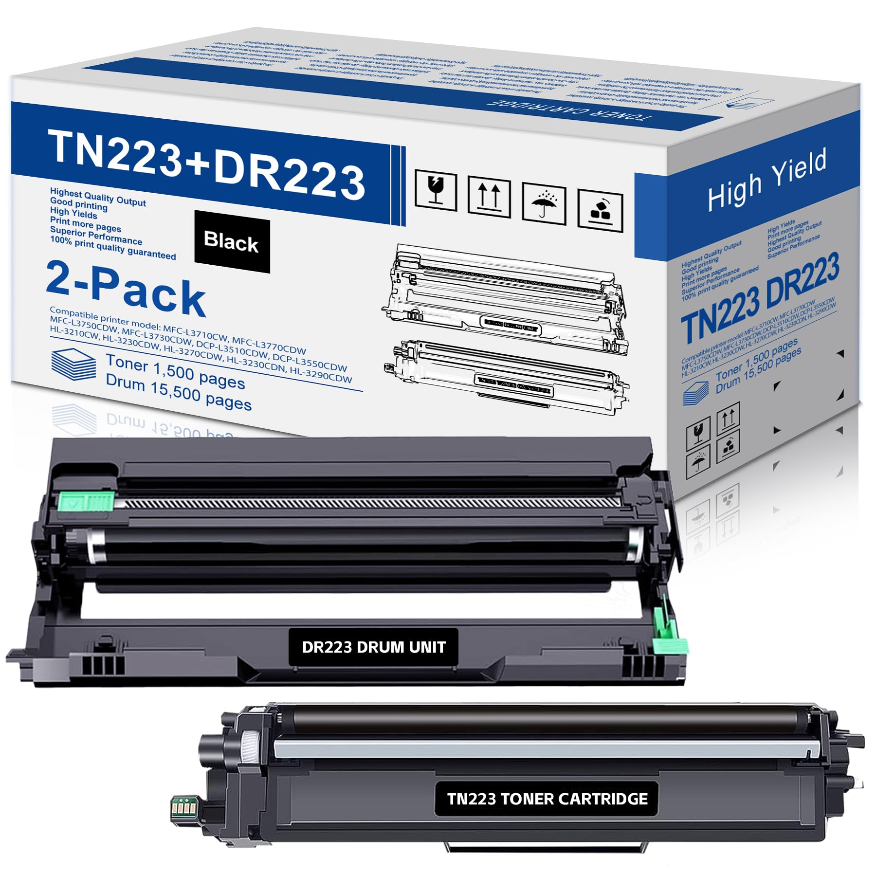 Collettore toner Brother WT-223CL originale - Conf. 1 Collettore toner Brother WT-223CL originale - Conf. 1