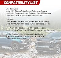 Vista 2 de RED WOLF Conector de arnés de cableado de altavoz de automóvil compatible con GMC Sierra Chevrolet Silverado Buick Enclave Cadillac Escalade Mount