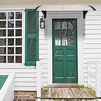 Vista 5 de Toldo para ventana y puerta con dosel, toldo moderno de policarbonato para puerta delantera, toldo para patio con dosel para ventana y puerta