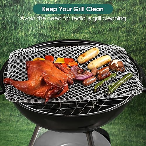 Miniatura 2 de Cubierta para parrilla desechable, paquete de 10 cubiertas de parrilla desechables para parrilla al aire libre, forros desechables para parrilla que