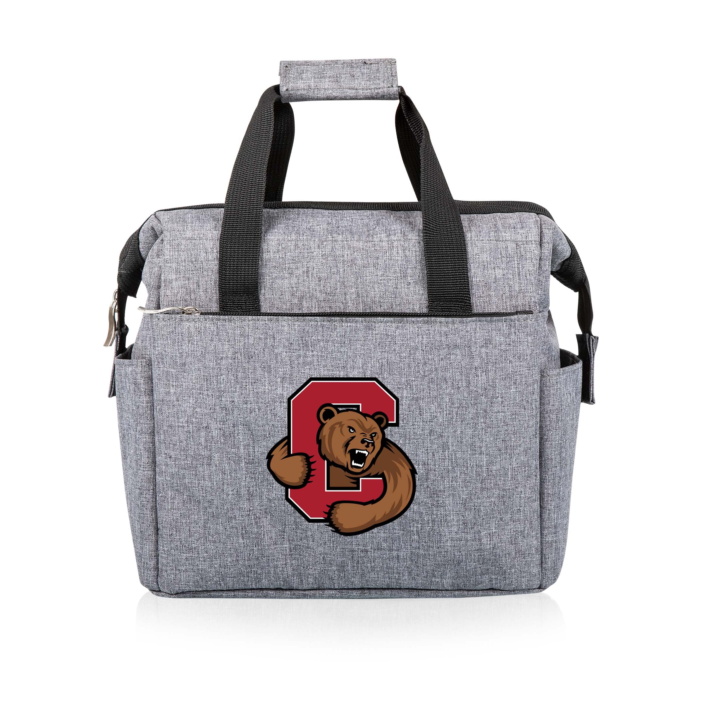 Picnic Time 510-00-105-444-0 NCAA On The Go, hielera suave, bolsa de almuerzo aislada, poliéster, gris jaspeado