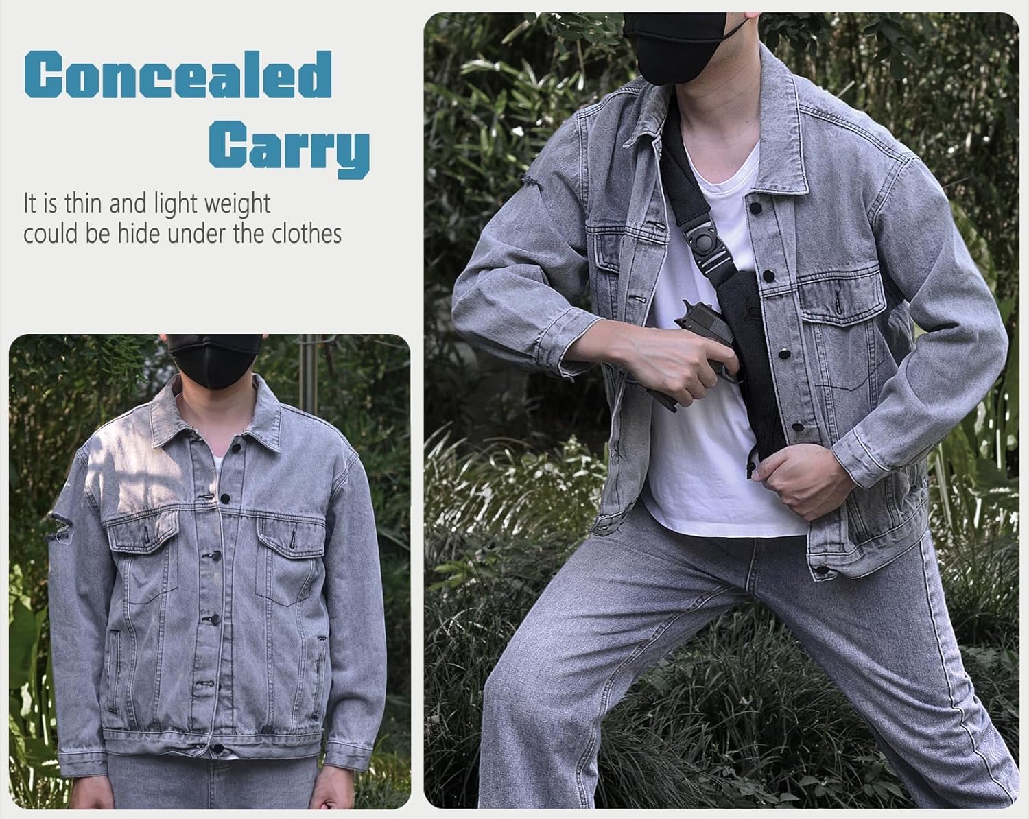Tactical Sling Bag for Men Women Crossbody Anti-Theft CCW Sling Bag EDC Carry