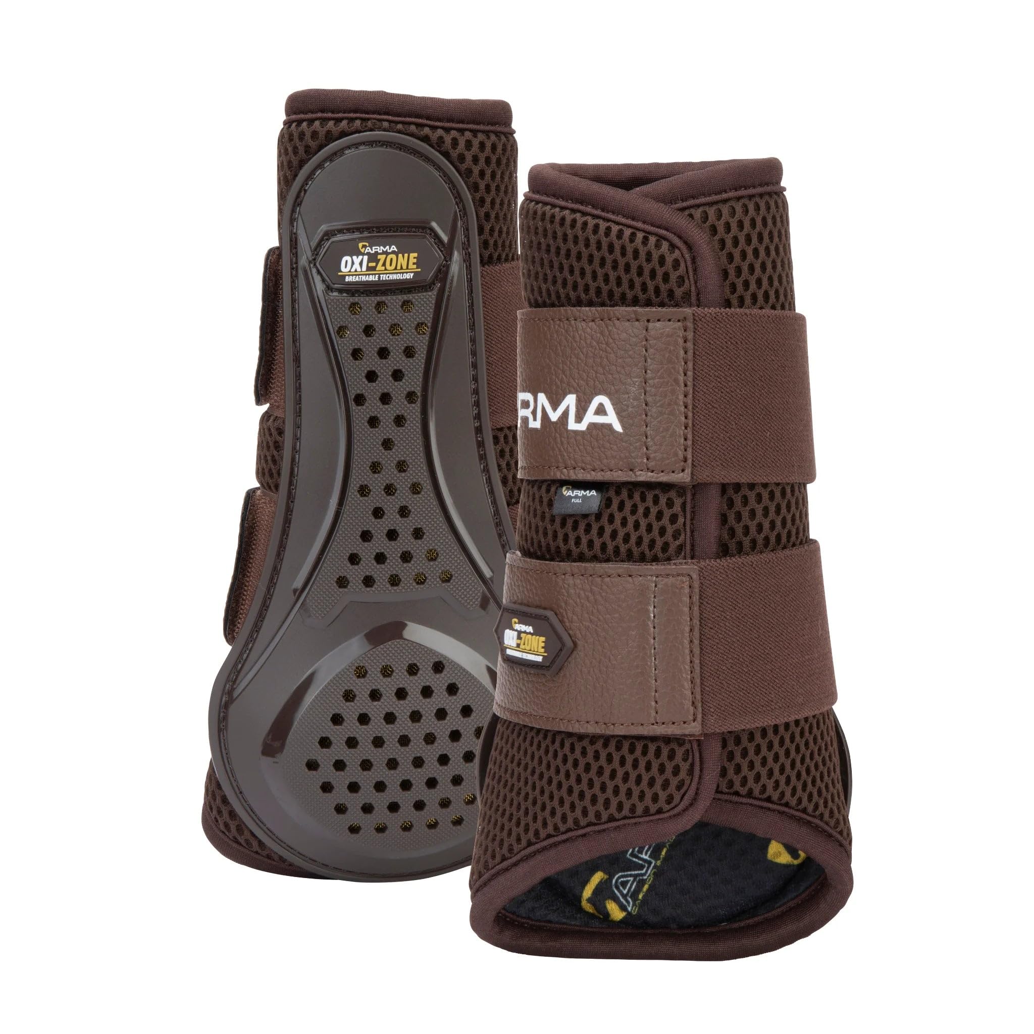 Shires ARMA OXI-Zone Brush Boots (Brown, Extra Full)