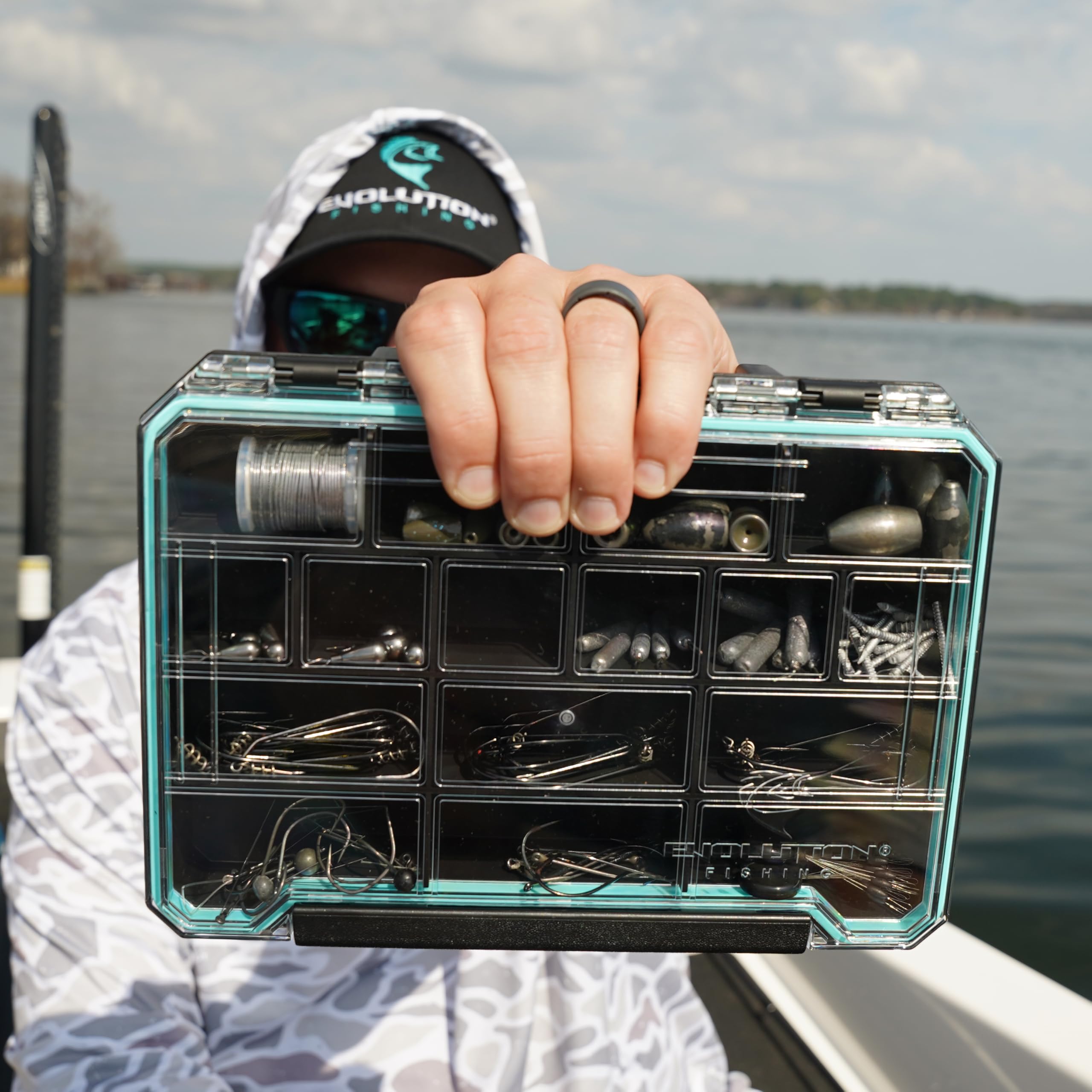 design tackle box Evolution Fishing BallistiX 3.5 Terminal Tray – Waterproof Tackle Storage with Anti-Migration Design, One-Hand Latch, Polycarbonate Lid, Rust-Resistant Terminal Tackle Organizer : Sports & Outdoors Gomexus Aluminum Spool for Hitches Resistant – Constructed from Model:LAG702MFS-B