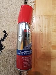 NIGRIN Starthilfespray, 200 ml, Kaltstarthilfe für Benzin- und ...