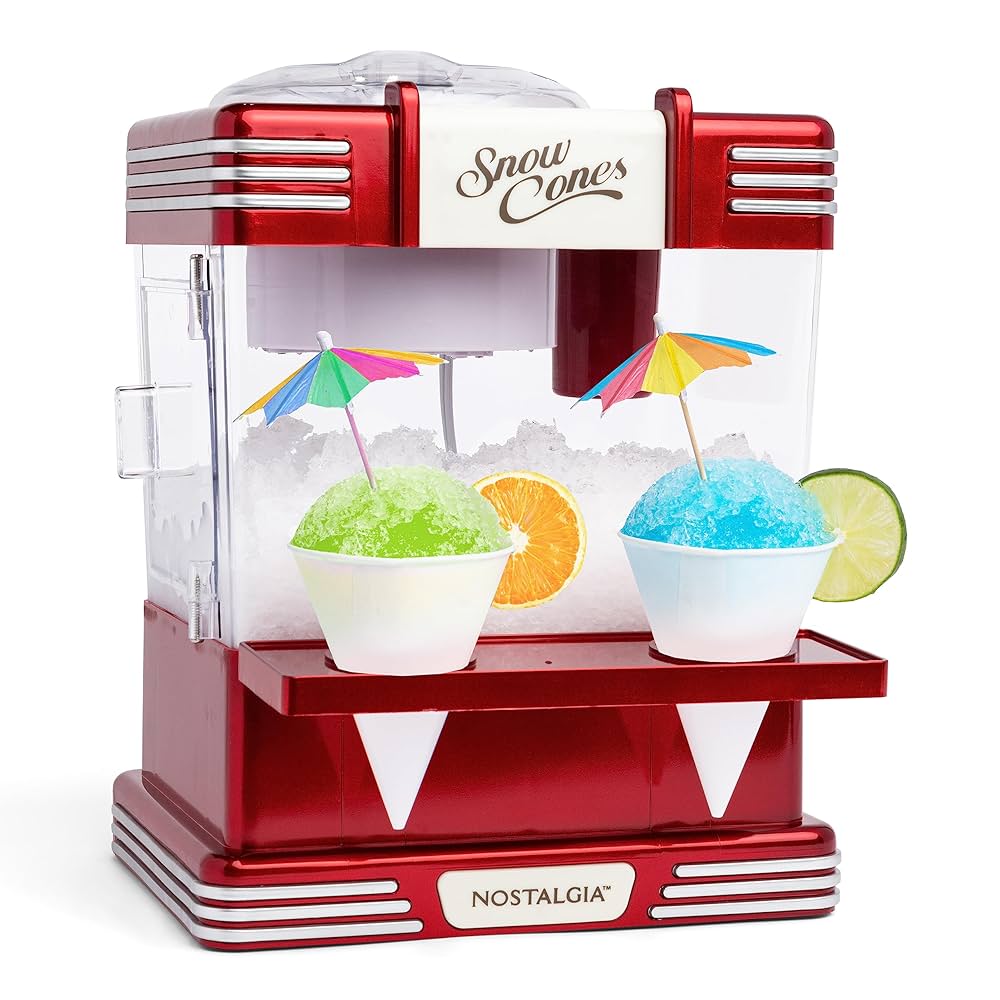 (未使用･未開封品)Time for Treats TM Snow Cone Gift Pack by VICTORIO VKP1102 by Victorio Kitchen Products Nostalgia Retro Table-Top Snow Cone Maker, Makes 20 ICY