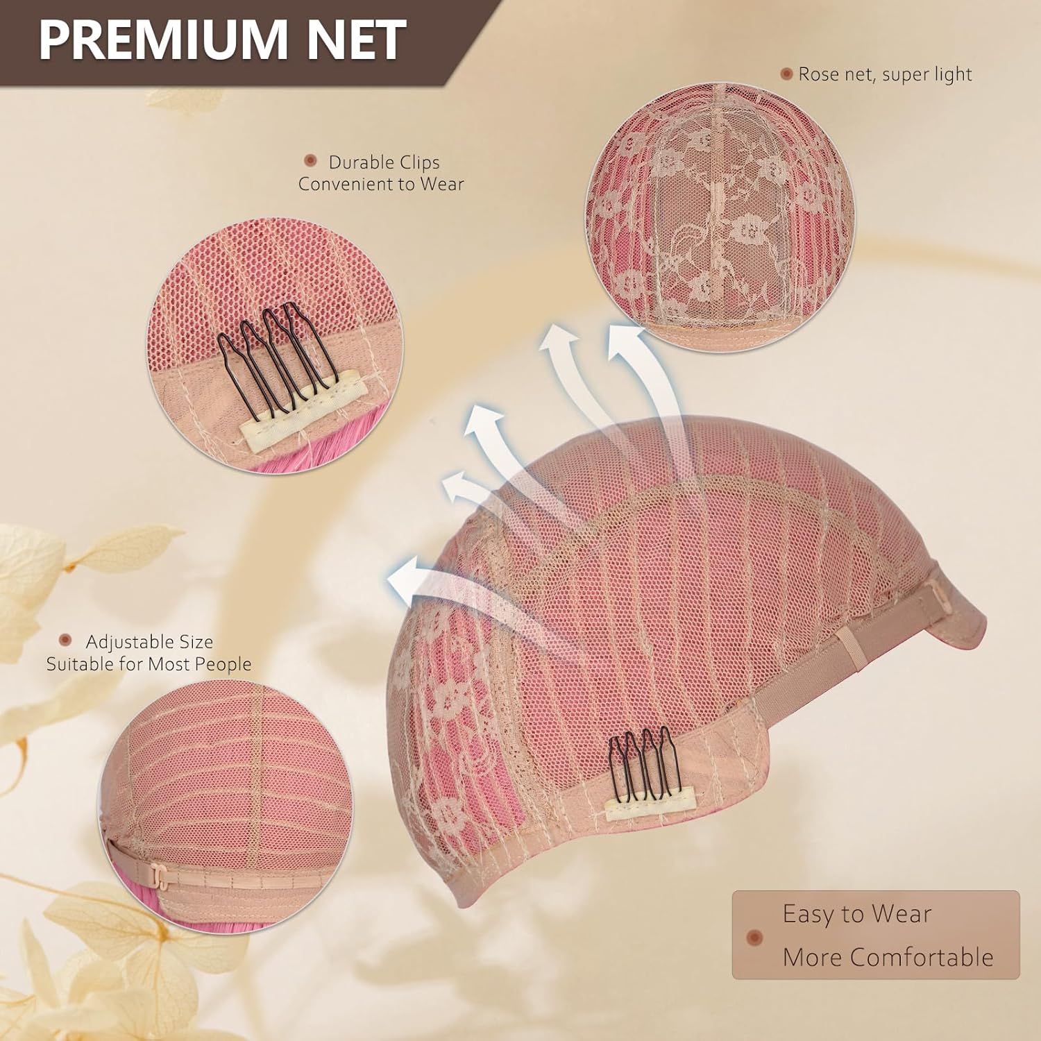 Pink Wig with Bangs for Women Long Pink Wavy Wigs 26 Inch Natural Looking Heat Resistant Synthetic Wig for Daily Party Use - Image 6