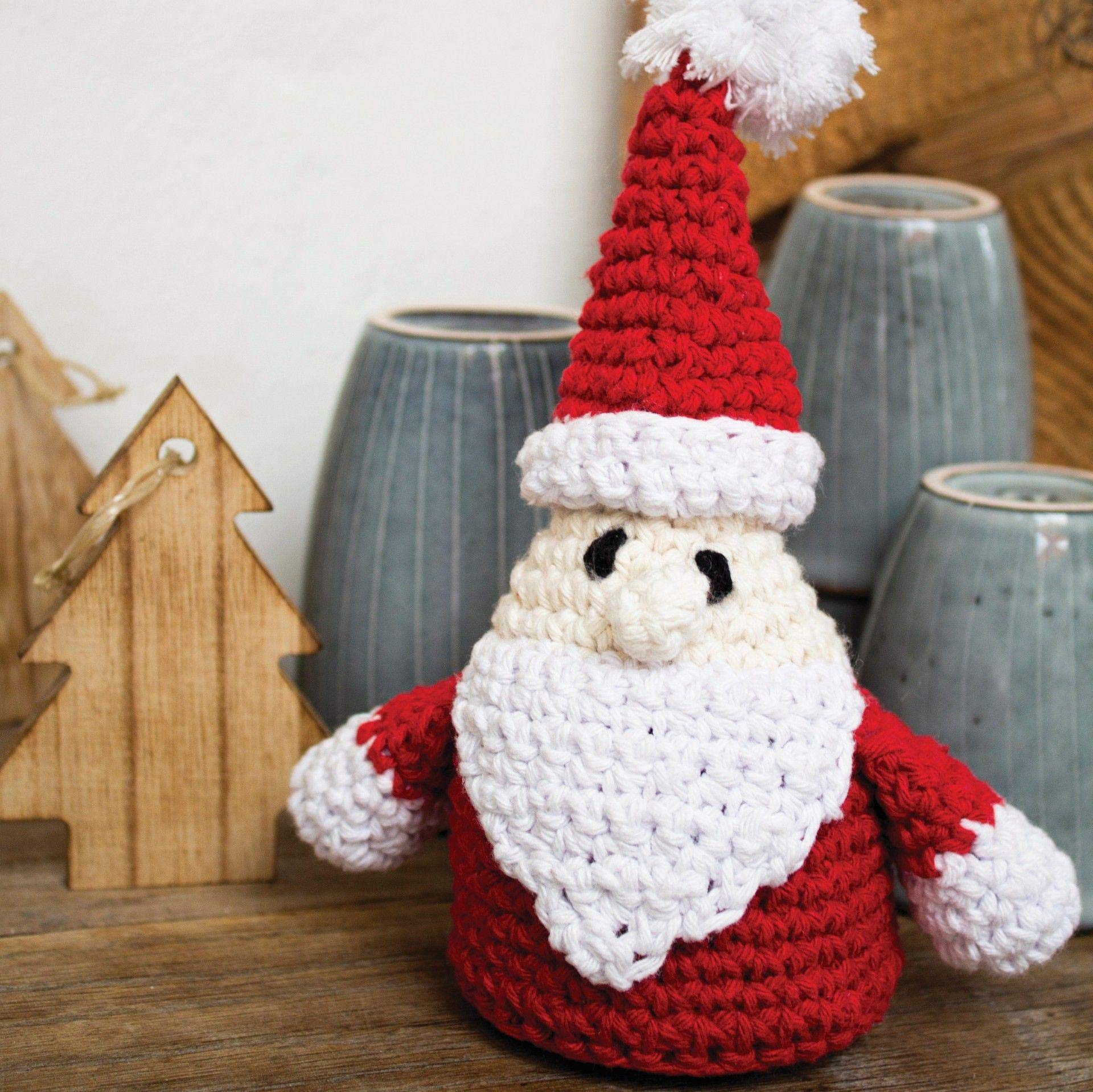 Hoooked DIY Crochet Kit Santa Claus