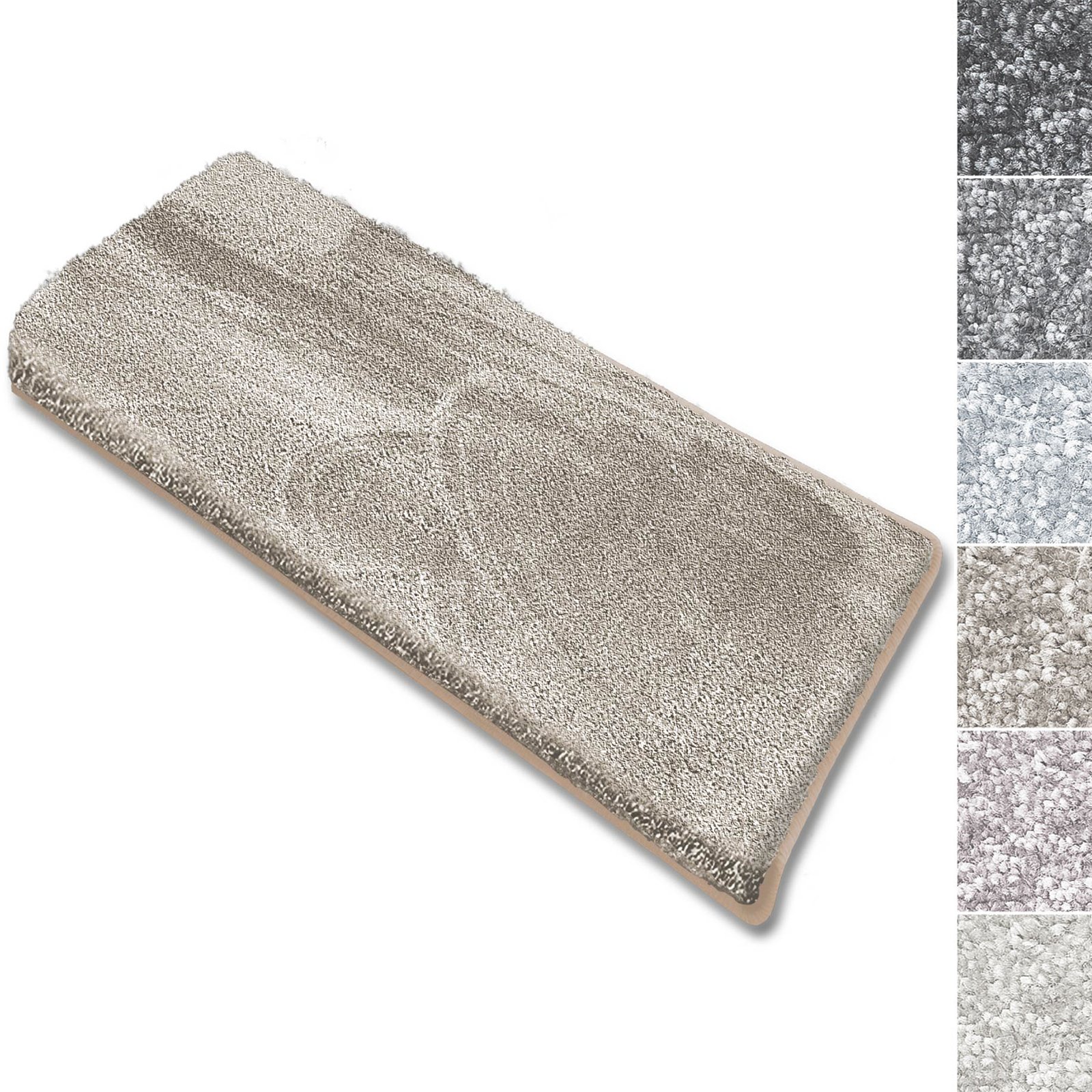 Tappeto Copri Gradini Salva Scalino Scala Adesivo Antiscivolo 100% Made in Italy - Grigio