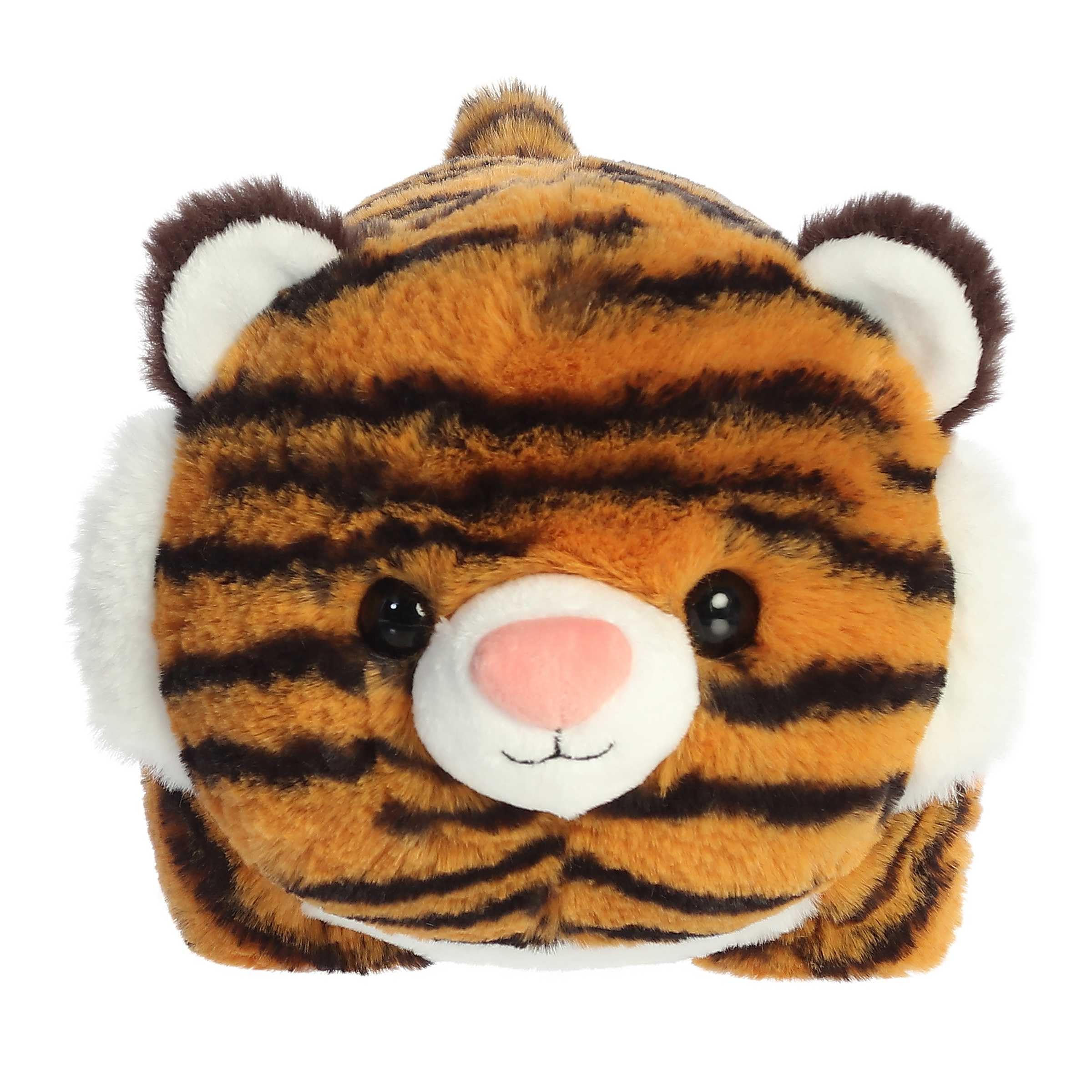 Aurora® Adorable Spudsters™ Tiffany Tiger™ - Animal de peluche, abrazos reconfortantes, compañeros juguetones, naranja, 10 pulgadas