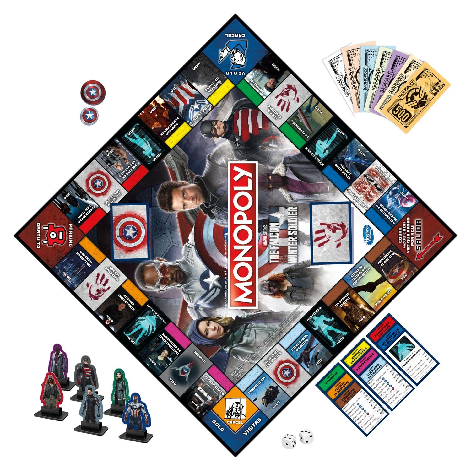 Hasbro Gioco Da Tavolo Ufficiale Marvel: Falcone E Il Soldato D'Inverno