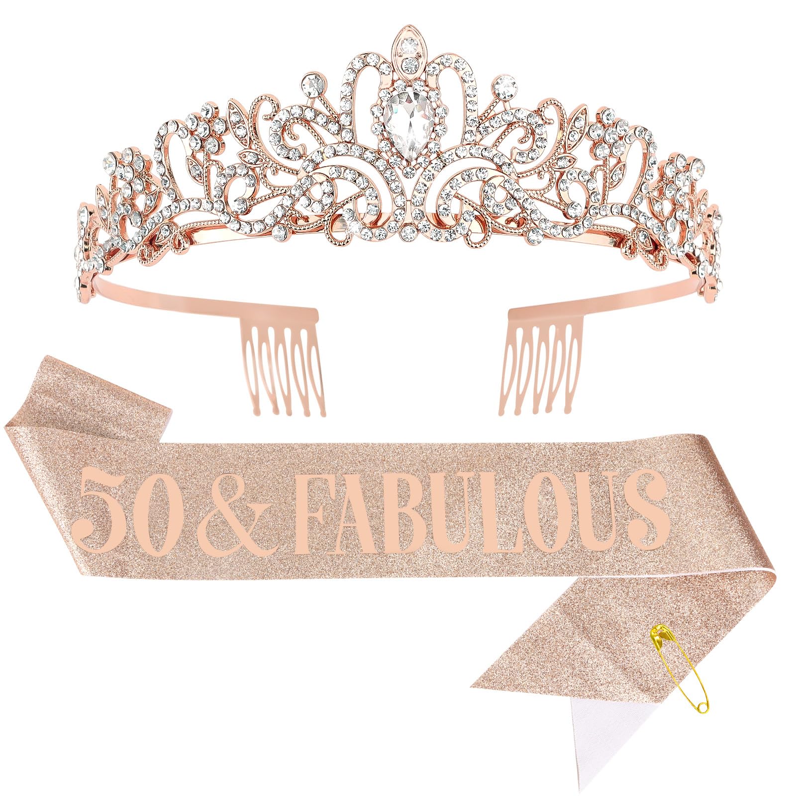 CURASA 50th birthday crown