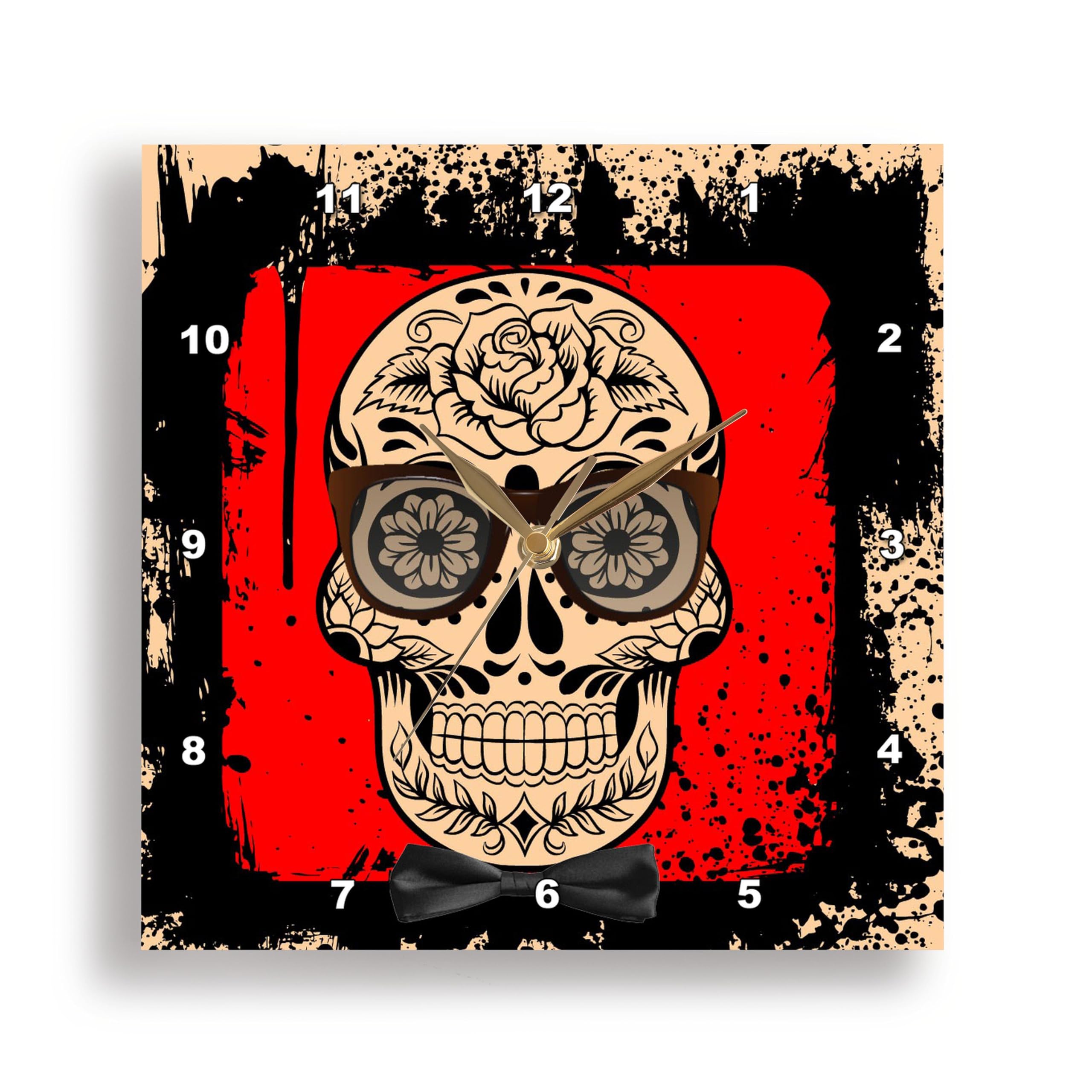 Horloge murale 3dRose multicolore de 10 x 25,4 cm pour decoration interieure