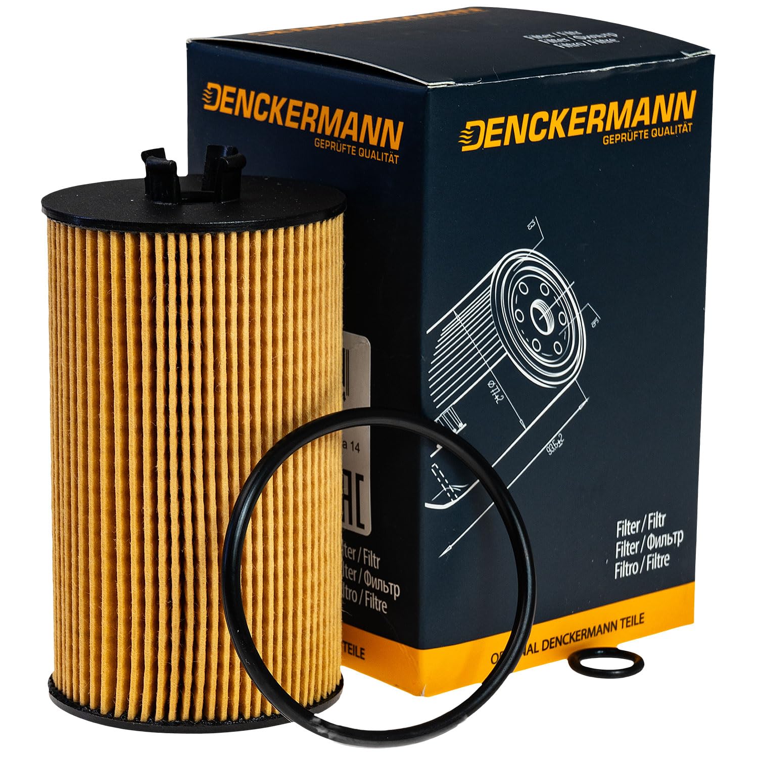 Inspektionspaket enthält 5 Liter Motoröl Energy Premium 5W-30 Ölfilter Luftfilter Innenraumfilter kompatibel mit Mokka/Mokka X