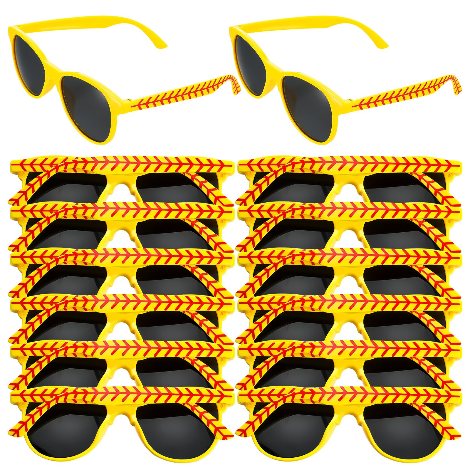 Relaxweex 12/24 Fútbol, Voleibol, Baloncesto, Sóftbol, Béisbol, Gafas de sol Deportivas, Regalo de Equipo Deportivo, Recuerdos de Fiesta, Bolsas de Relleno