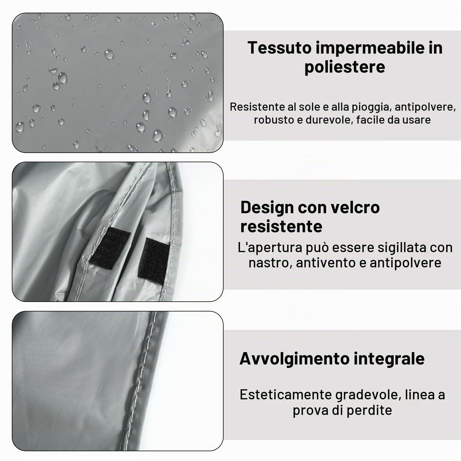 2 Pezzi Telo Copri Bicicletta da Esterno UV Impermeabile Copri Bicicletta da Esterno, Copribicicletta Esterno Impermeabile, Telo Bicicletta da Esterno, Copri Scooter da Esterno Telo Copribici