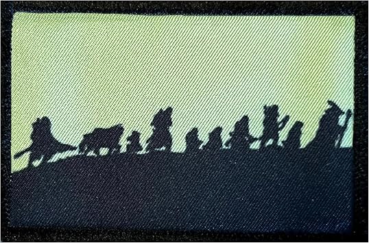 RedheadedTshirts L0TR Fellowship Patch - 2x3 Hook and Loop Tactical Morale Patches for Outdoor Backpacks, Plate Carriers, Operator Caps, Military Gear, Funny Patches, Outdoor Tactical Accessories