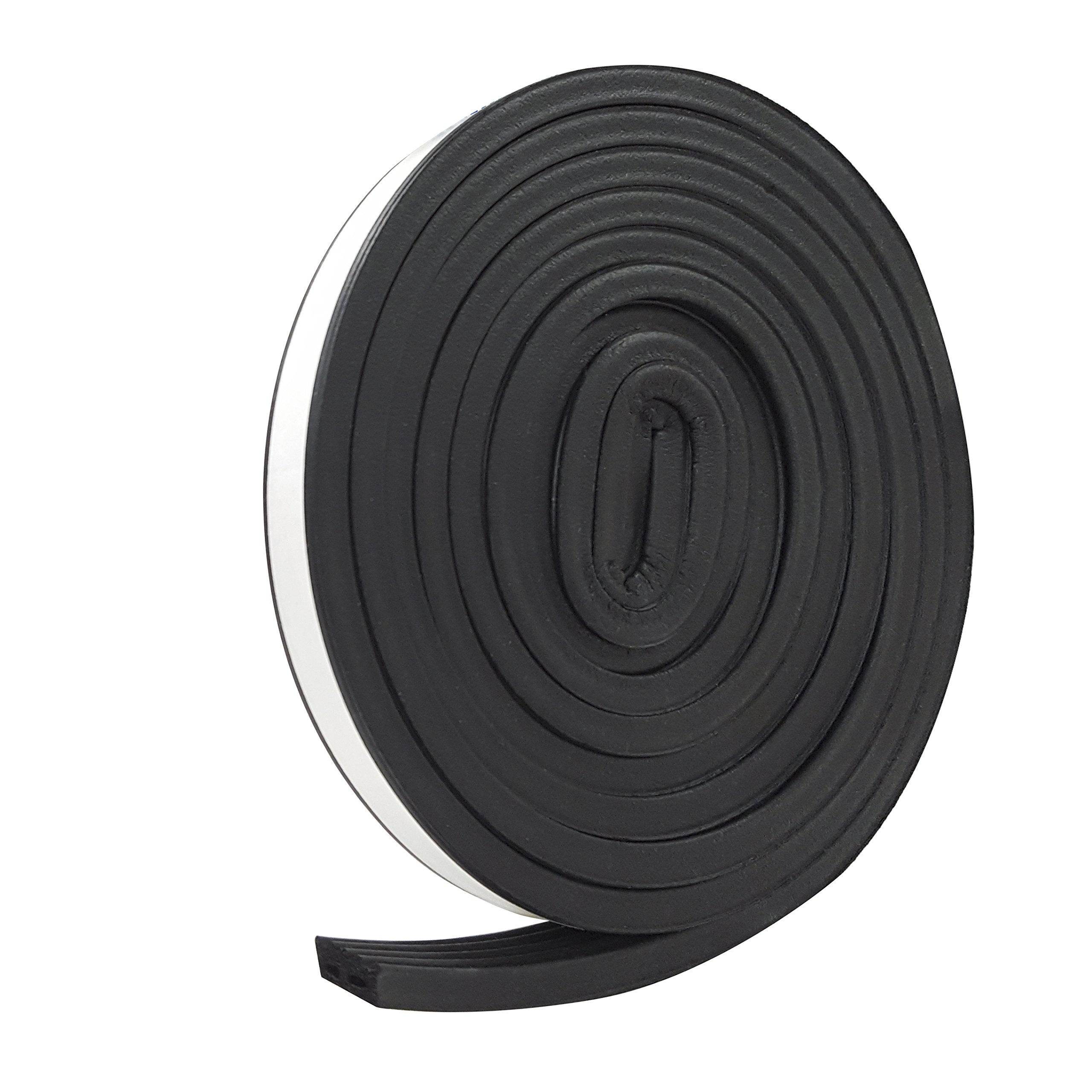 Frost King V27BK EPDM Rubber Self-Stick Weatherseal Tape, 9/16" W, 5/16" T, 10 ft L, Black