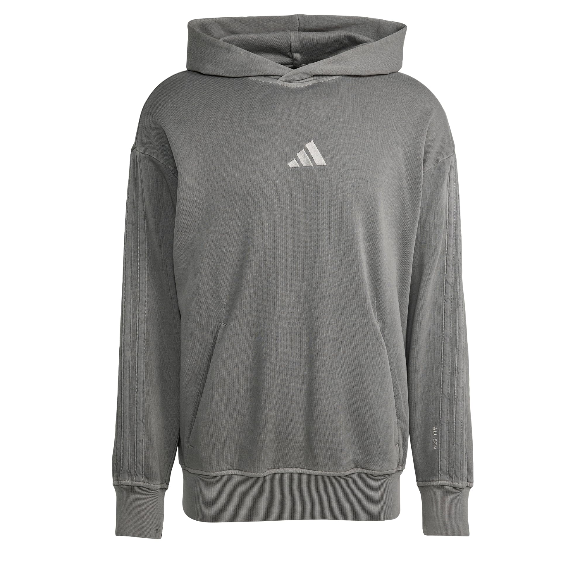 adidas Men's ALL SZN French Terry Washed Hoodie, black, M