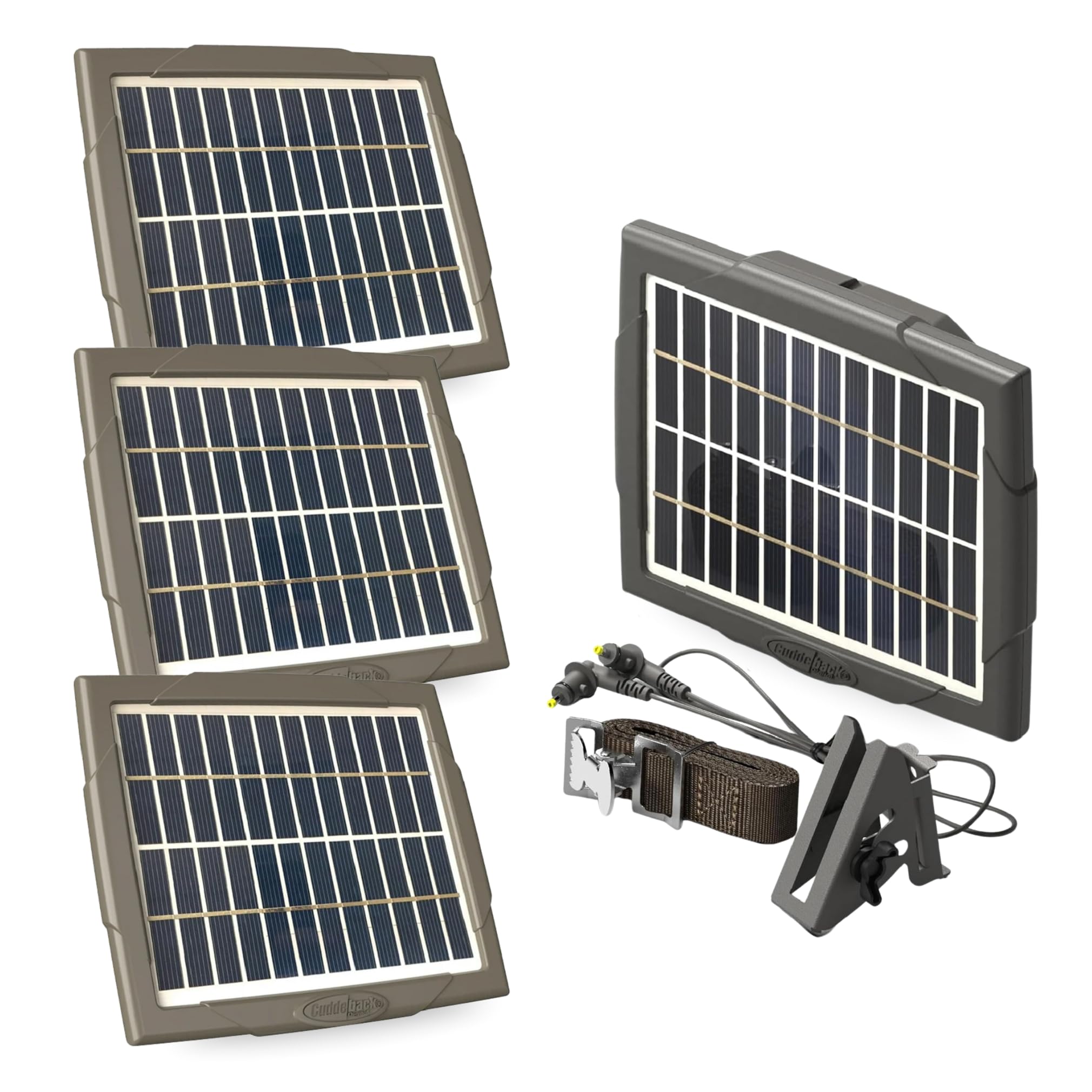 Cuddeback Solar Power Bank PW-3600 Battery Charger for CuddeLink Tracks Cameras - Portable Outdoor Charger with Built-in NiMH