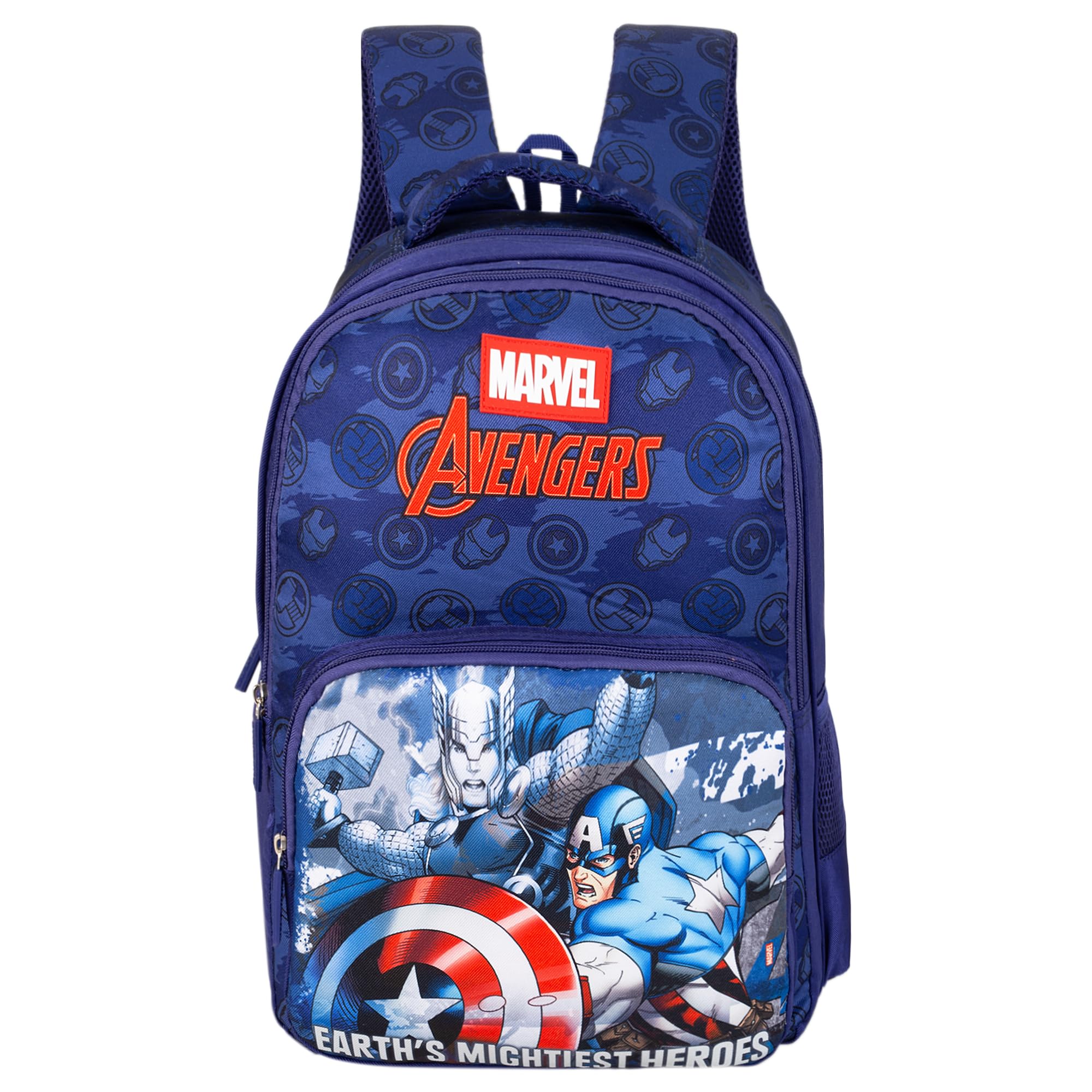 striders Marvel Avengers 18 Inch School Bag for Boys Blue Kids Backpack for Nursery & Primary-picture-33