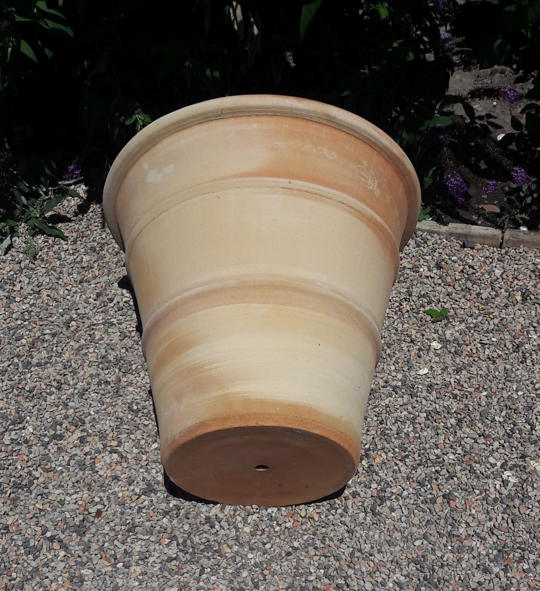 Palatina Werkstatt Doniczka z terakoty Yucca 50 cm – w 100% ręcznie wykonany unikat – udekoruj swój dom odporną na warunki zimowe donicą do użytku wewnątrz i na zewnątrz