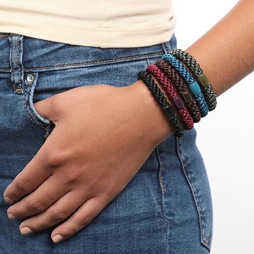 Miniatura 4 de L. Erickson Grab & Go Pony Tube - Nouveau Neutrals - Paquete de 15 ligas para cola de caballo