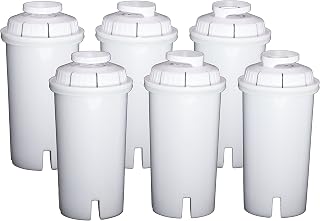 Sapphire Water Filters compatible with Sapphire, Brita and Pur Pitchers, 6-Pack