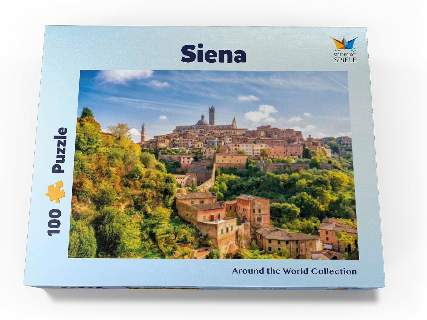 MyPuzzle Panorama of Siena - Tuscany, Italy - Premium 100 Piece Jigsaw Puzzle for Adults