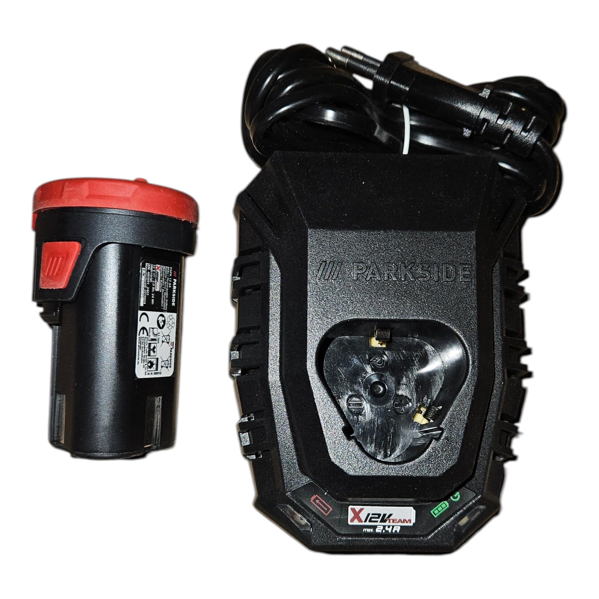 Seghetto Gattuccio ricaricabile 12 V per potatura sega a batteria ricaricabile Parkside con valigetta di trasporto