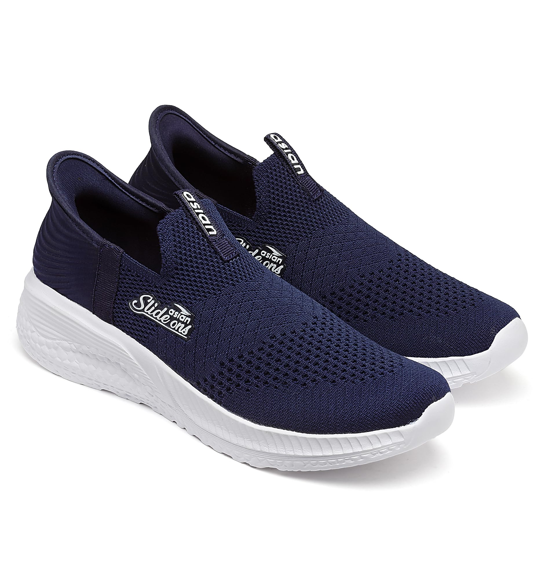 ASIAN Mens SLIDE-ON-GENTS-13 Casual Shoes with Fabric Upper Lightweight Comfortable Mid Top Shoes for Mens & Boys Black (B0DCW5VFP5) Amazon Price History, Amazon Price Tracker