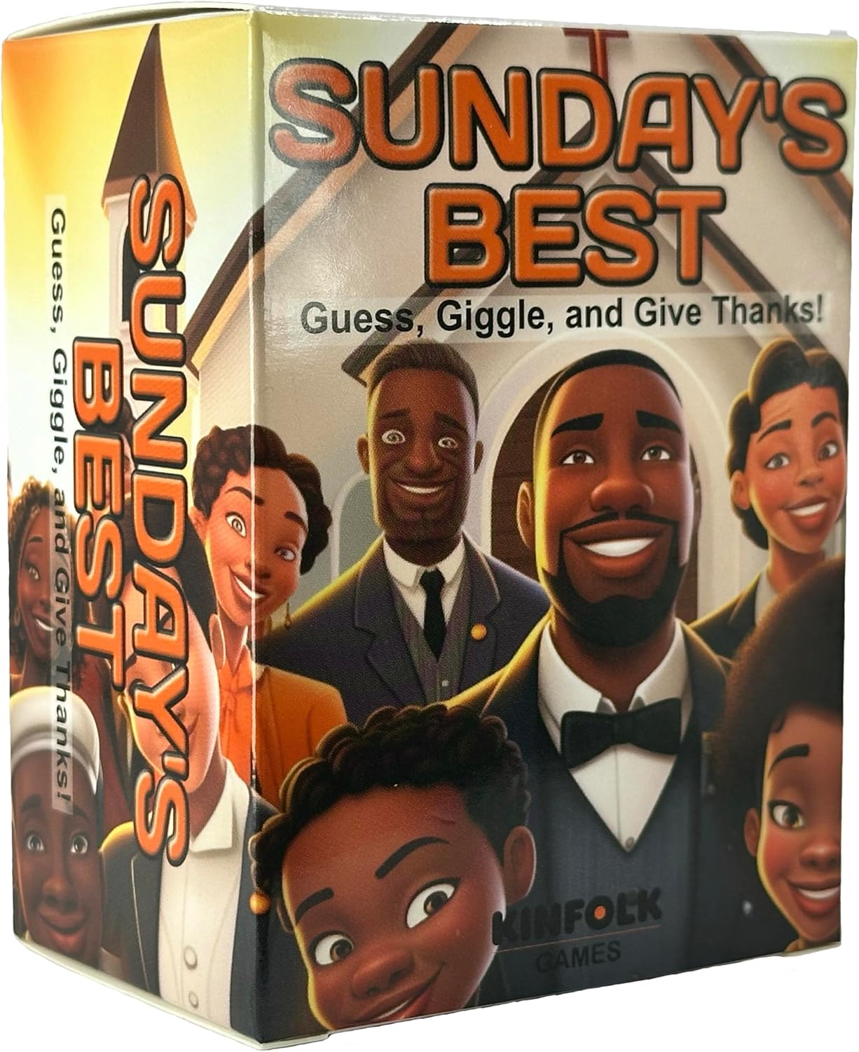 Kinfolk Sunday's Best Christian Taboo-Style Bible Trivia Game, Bring Church Groups, Family Nights, and Study Sessions Together for Wholesome, Faith-Focused Fun